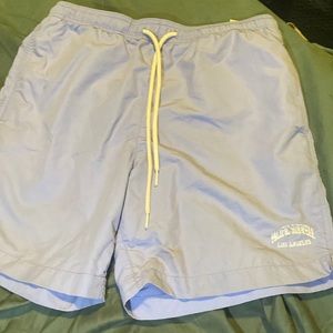 Pacsun swim trunks color periwinkle